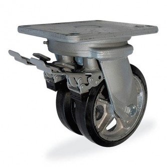 Колёсная опора KAMA 6702-DYR-380-F09 с тормозом