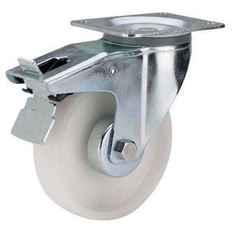 Колёсная опора ALEX TW-3302-MMS-080-F18 с тормозом