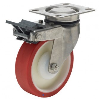 Колёсная опора Colson-S-3202-PTUR-100-F04 с тормозом