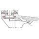 Колёсная опора KAMA P2801-MTR-125-F18 Колёсная опора KAMA P2801-MTR-125-F18